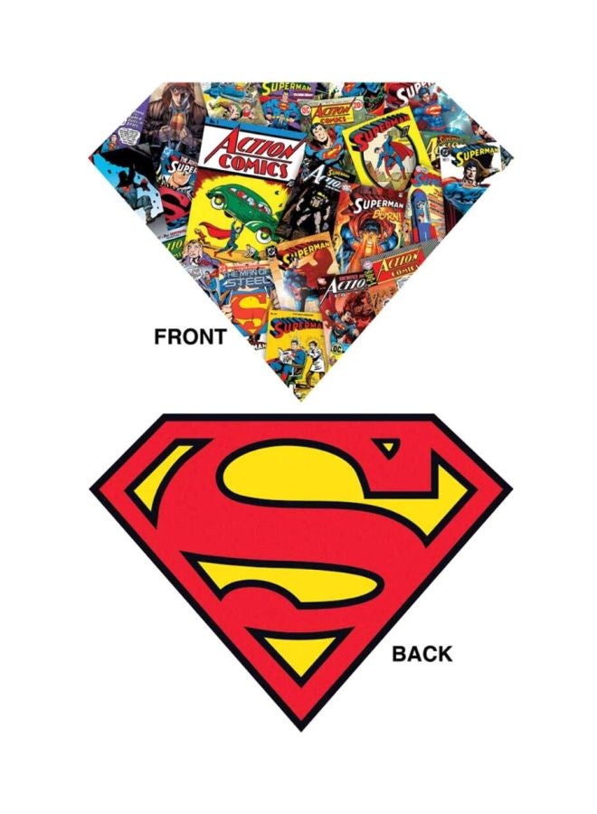 Aquarius 600-Piece 2-Sided Shaped Superman Logo Puzzle 75017  - Image 2