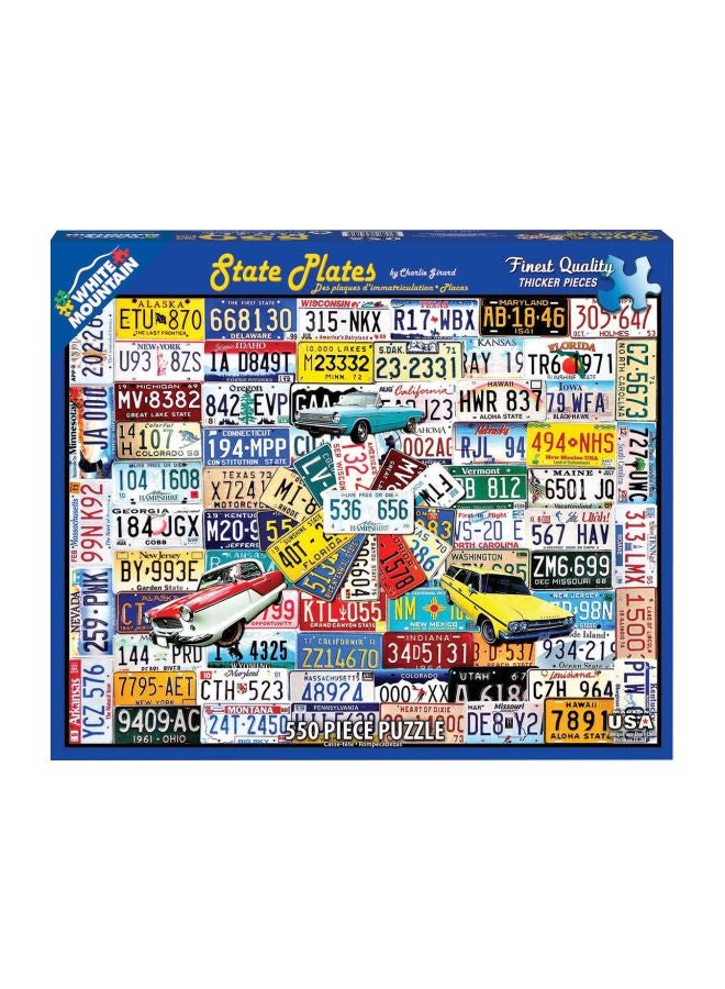 وايت ماونتن لعبة أحجية تركيب الصور المقطعة بتصميم لوحات مكوّنة من 550 قطعة طراز 1259. - Image 1