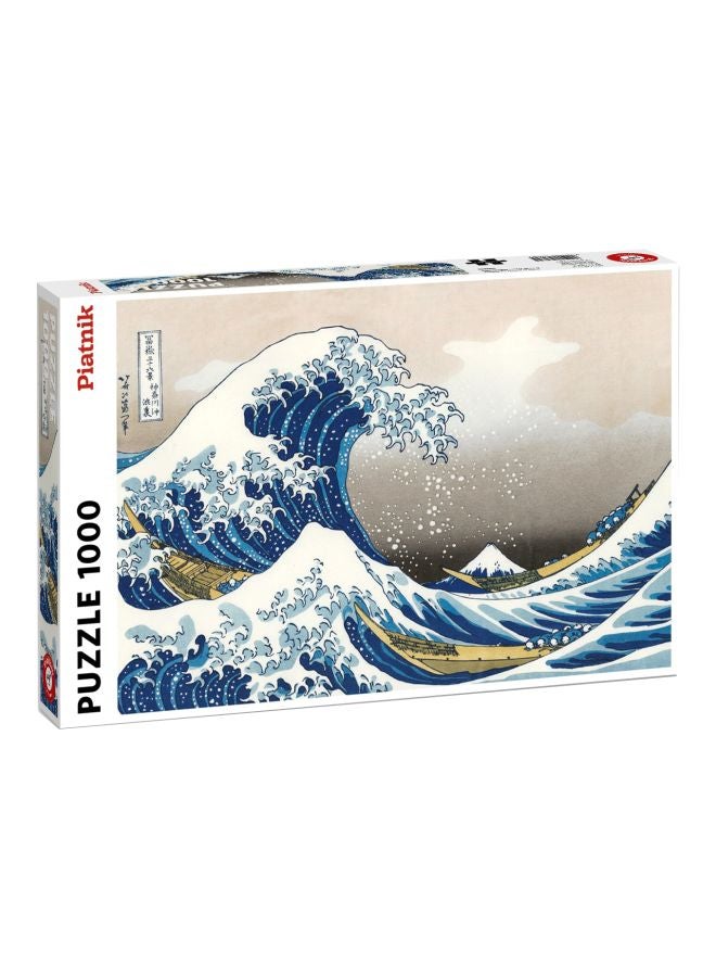 بياتنيك أحجية تركيب الصور المقطعة بتصميم الموجة هوكوساي مكونة من 1000 قطعة طراز 00 5698