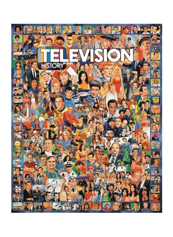 WHITE MOUNTAIN - 1000-Piece Television History Jig Puzzle Set 270 - Image 1