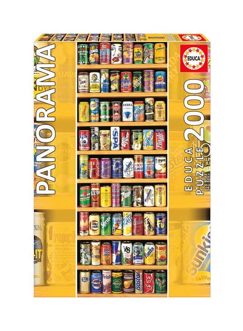 2000-Piece Soft Cans Panoramic Puzzle Set 11053
