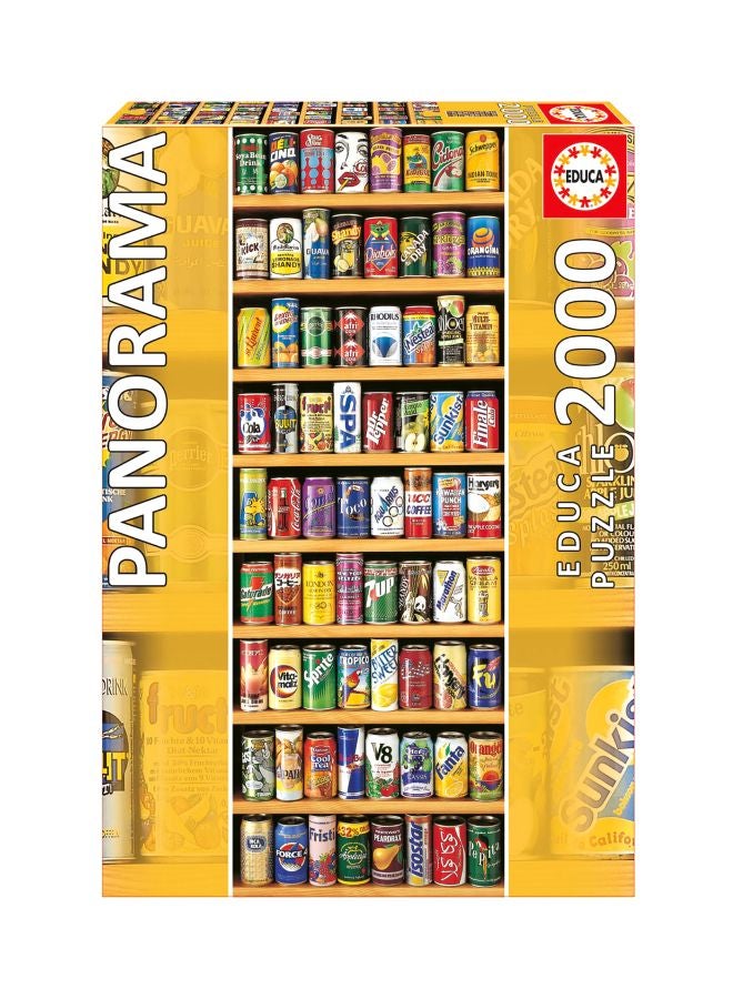 John N. Hansen 2000-Piece Soft Cans Panoramic Puzzle Set 11053  - Image 1
