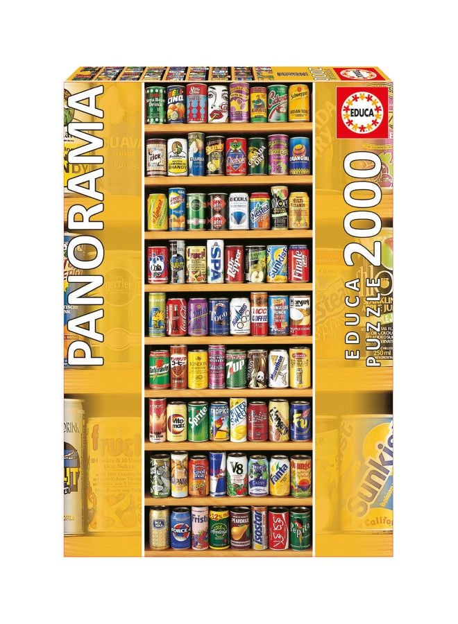 John N. Hansen 2000-Piece Soft Cans Panoramic Puzzle Set 11053  - Image 3