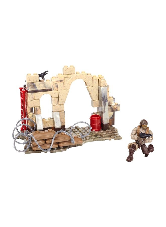 ميجا بلوكس مجموعة لعبة بناء قاعدة صحراوية مستوحاة من سلسلة ألعاب الفيديو "Call Of Duty" من 79 قطعة DCL15 79 أكبر من 10 سنوات - Image 2