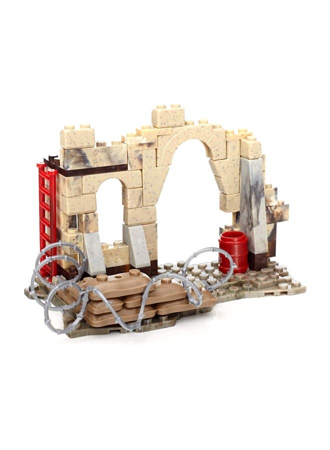 ميجا بلوكس مجموعة لعبة بناء قاعدة صحراوية مستوحاة من سلسلة ألعاب الفيديو "Call Of Duty" من 79 قطعة DCL15 79 أكبر من 10 سنوات - Image 5