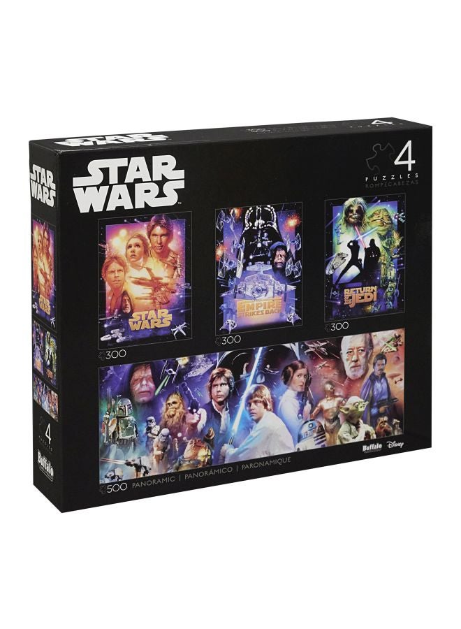 Buffalo Games 500 Piece 4-In-1 Star War Jigsaw Puzzle 9321 - Image 1