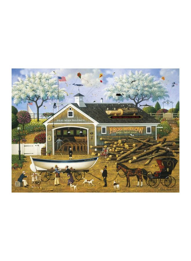 1000-Piece Charles Wysocki Jigsaw Puzzle Set 11450