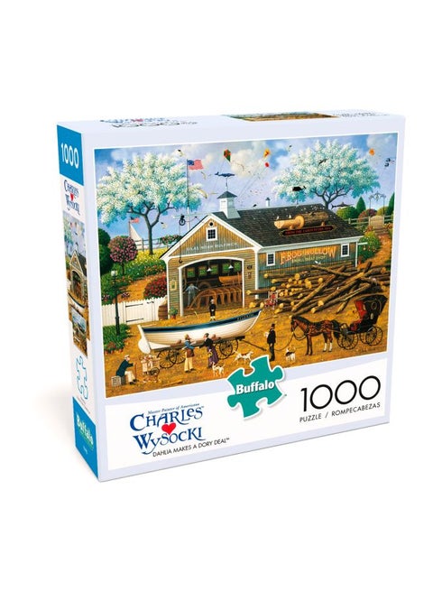 1000-Piece Charles Wysocki Jigsaw Puzzle Set 11450