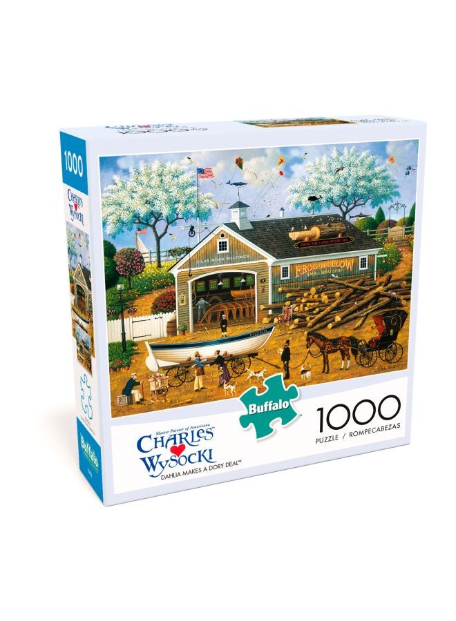 1000-Piece Charles Wysocki Jigsaw Puzzle Set 11450
