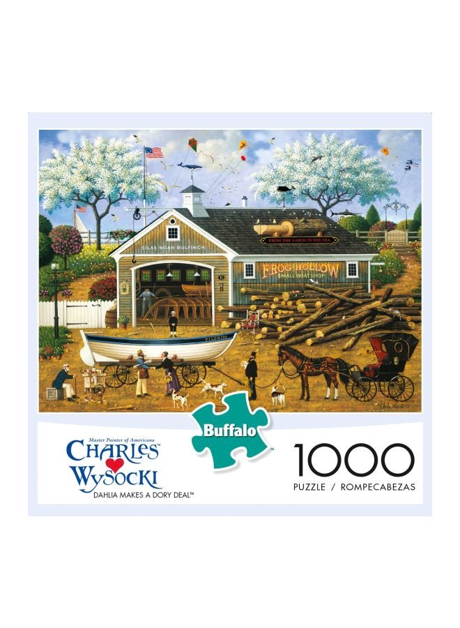 1000-Piece Charles Wysocki Jigsaw Puzzle Set 11450