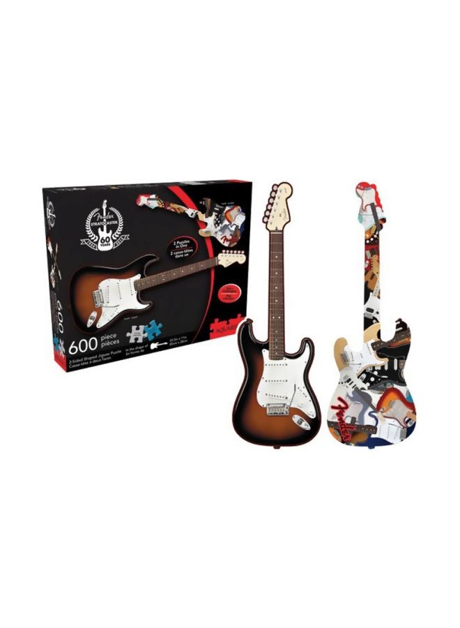 Aquarius 600-Piece Fender Stratocaster Shaped Jigsaw Puzzle 75006  - Image 1