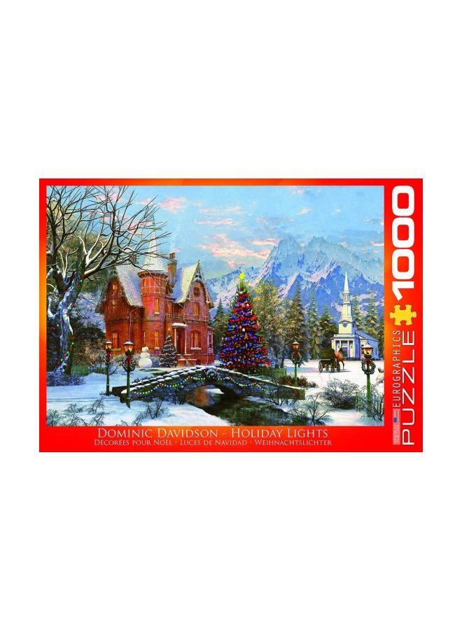 يورو جرافيكس بازل بتصميم لوحة دومينيك ديفيدسون أضواء العطلة من 1000 قطعة 6000-0669 - Image 4