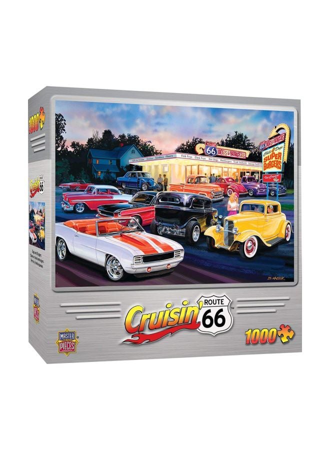 MasterPieces 1000-Piece Route 66 Jigsaw Puzzle 71765 - Image 1