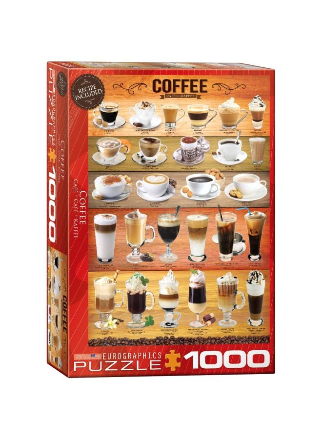 يورو جرافيكس أحجية تركيب الصور المقطعة على شكل قهوة مكونة من 1000 قطعة طراز 6000-0589  - Image 3