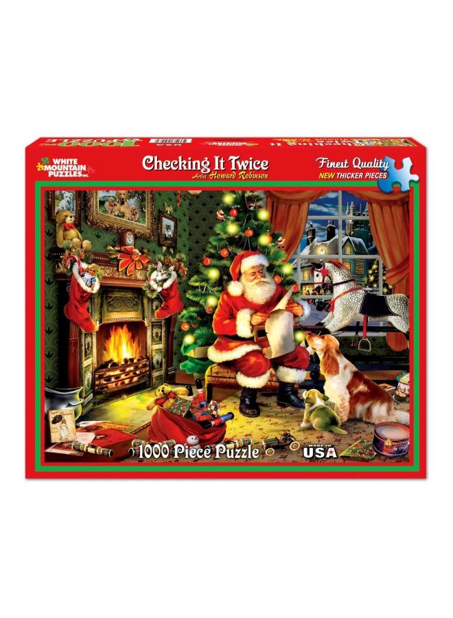 وايت ماونتن لعبة تركيب القطع بصورة Checking It Twice مؤلفة من 486 قطعة - Image 4