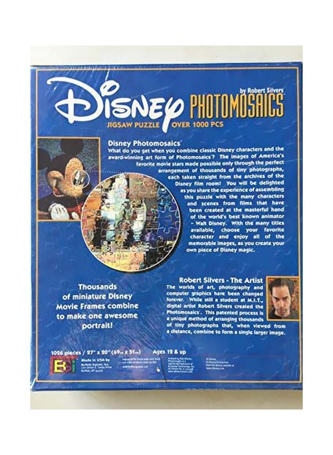بافلو جايمز أحجية تركيب الصور المقطعة بتصميم ميكي ماوس بنمط الفسيفساء مكونة من 1026 قطعة طراز 1301 - Image 2
