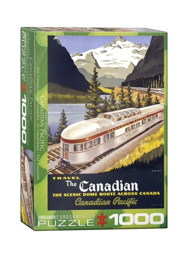 eurographics 1000-Piece Canadian Pacific Jigsaw Puzzle Set 6000-0322 - Image 1