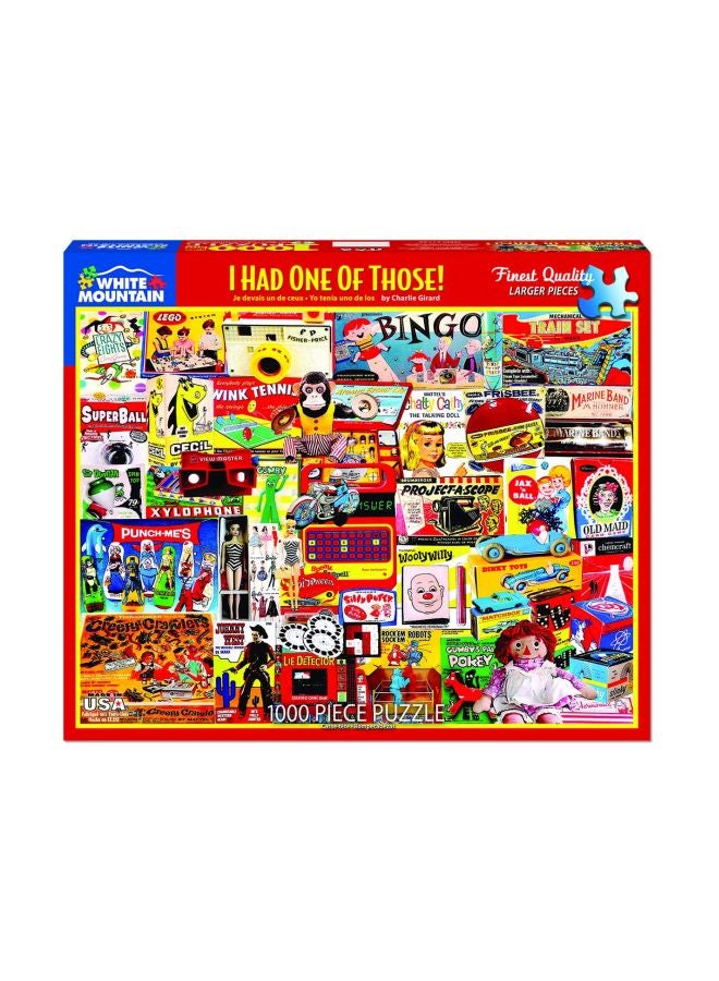 WHITE MOUNTAIN - 1000-Piece I Had One of Those Jigsaw Puzzle - Image 1