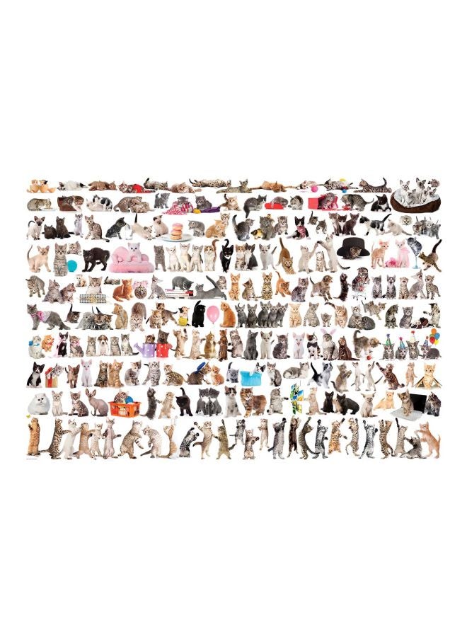 eurographics 2000-Piece The World Of Cats Jigsaw Puzzle Set 8220-0580 - Image 2