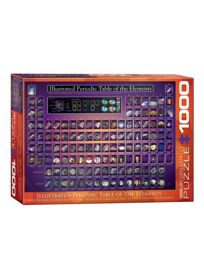 يورو جرافيكس مجموعة أحجية تركيب صورة مقطعة توضيحية للجدول الدوري الحديث للعناصر من 1000 قطعة طراز ‎6000-0258 - Image 1