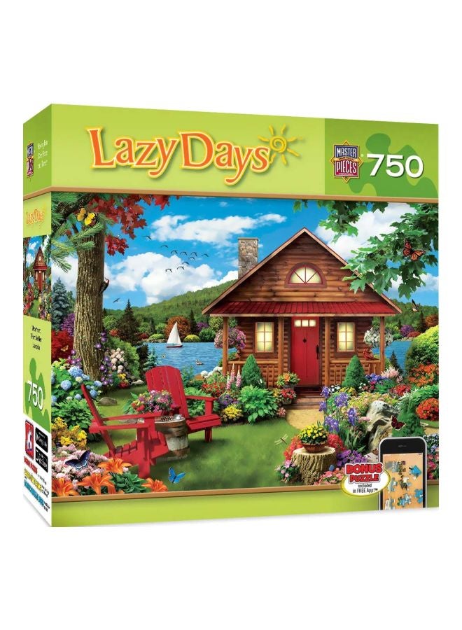 MasterPieces 750-Piece Lazy Days Jigsaw Puzzle Set 61402 - Image 1