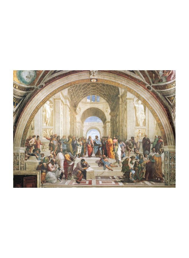 يورو جرافيكس مجموعة أحجية تركيب صور مقطعة للوحة الفنية "The School Of Athens" للرسام رافائيل من 1000 قطعة طراز ‎6000-4141  - Image 2