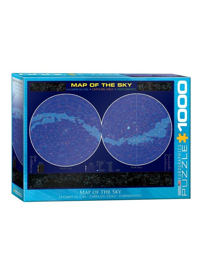 eurographics 1000-Piece Map Of The Sky Jigsaw Puzzle Set 6000-1010 - Image 3