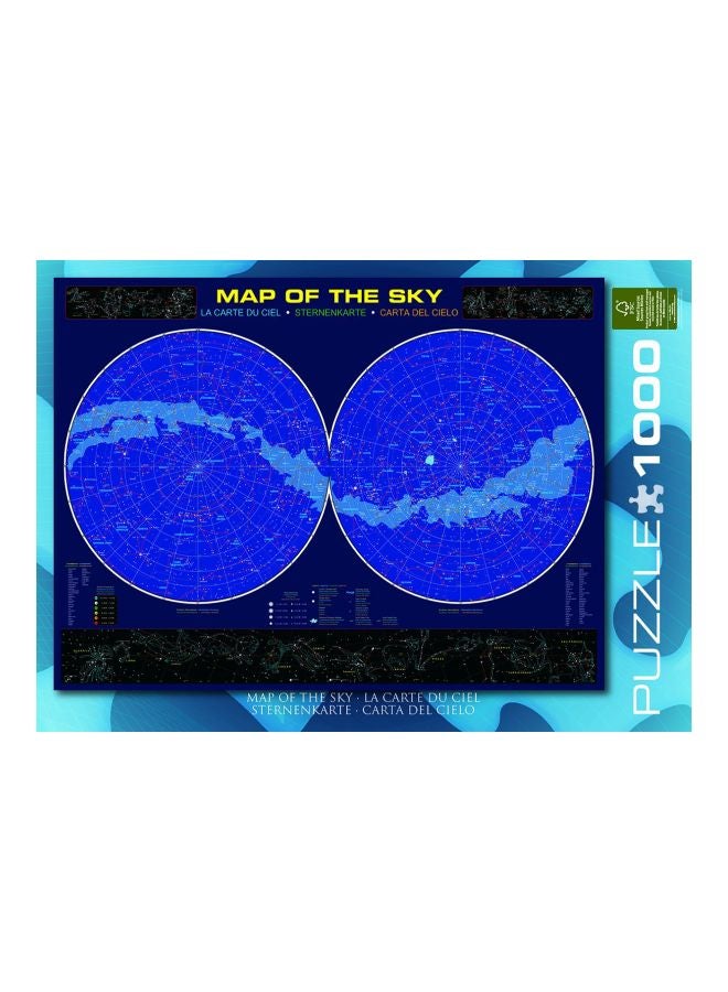 eurographics 1000-Piece Map Of The Sky Jigsaw Puzzle Set 6000-1010 - Image 4