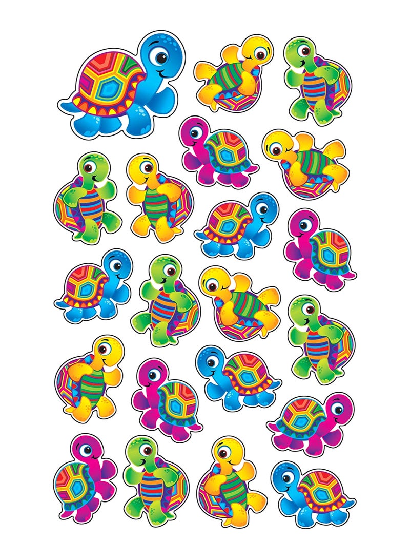 Trend Enterprises - 8-Sheet Turtles Shape Stickers 1.72 x 1inch - Image 1