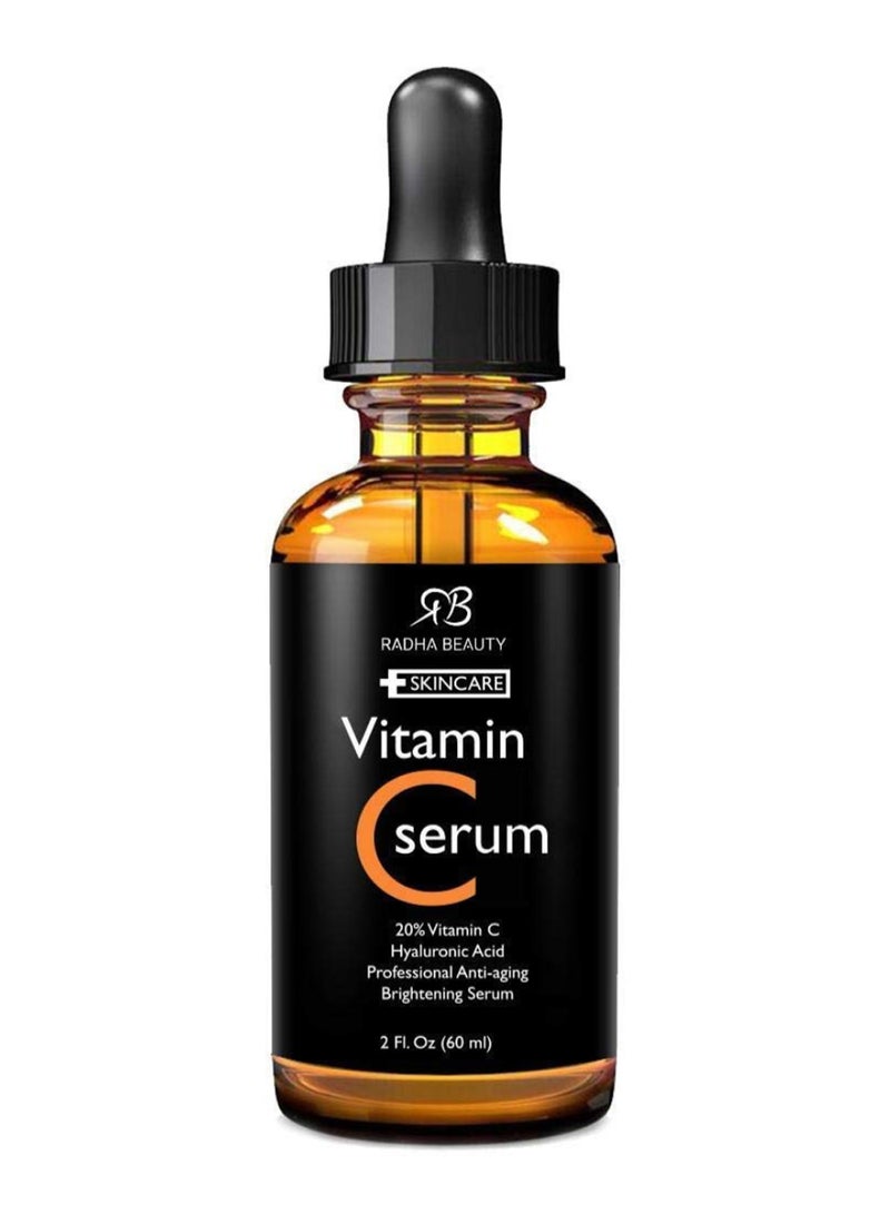 Radha beauty Professional Anti-Aging Brightening Vitamin-C Face Serum  - Image 1