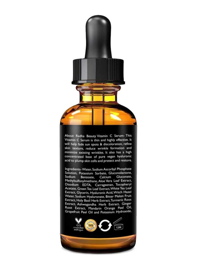 Radha beauty Professional Anti-Aging Brightening Vitamin-C Face Serum  - Image 2