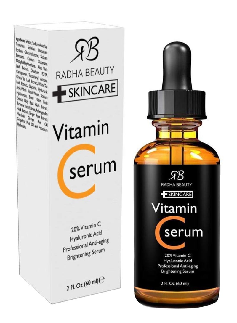 Radha beauty Professional Anti-Aging Brightening Vitamin-C Face Serum  - Image 3