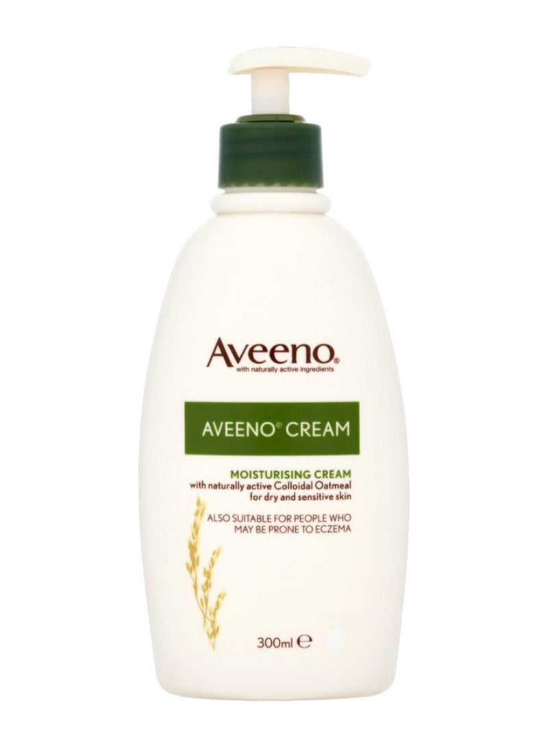 Aveeno Natural Active Colloidal Oatmeal Moisturising Cream 300ml - Image 1