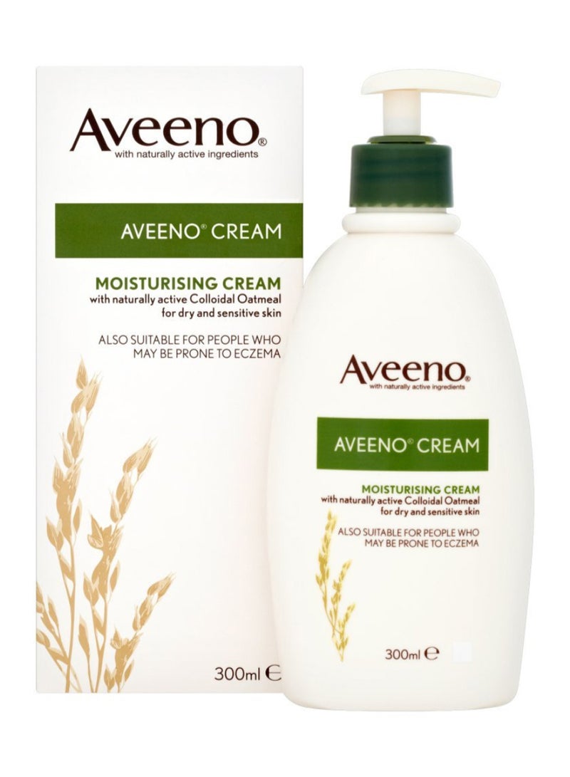 Aveeno Natural Active Colloidal Oatmeal Moisturising Cream 300ml - Image 2