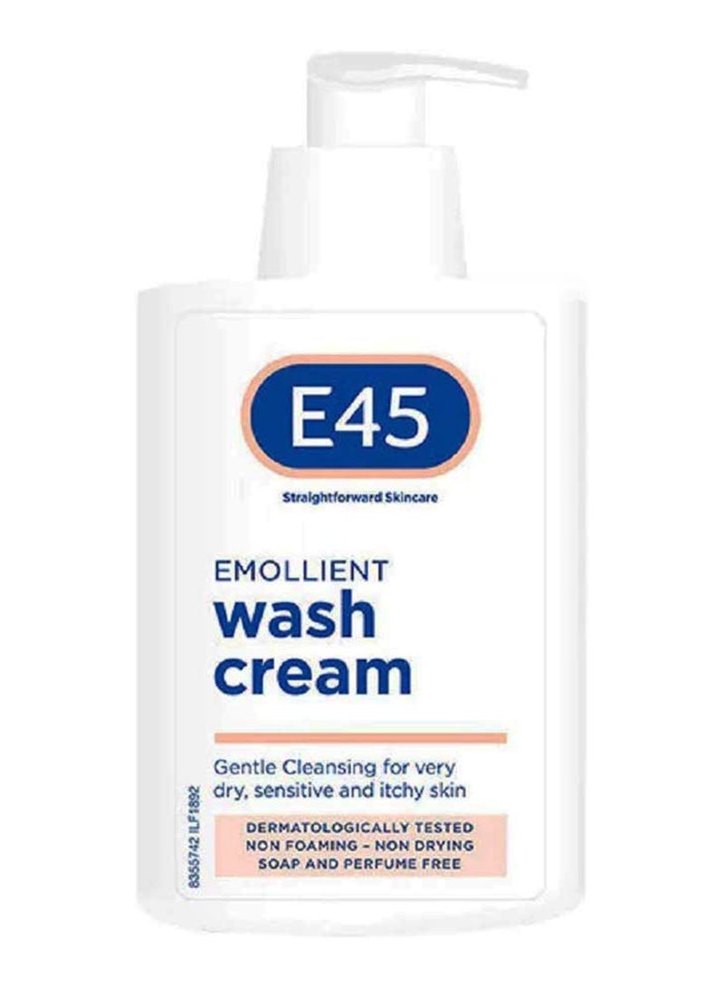 e45 Dermatologically Emollient Wash Cream 250ml