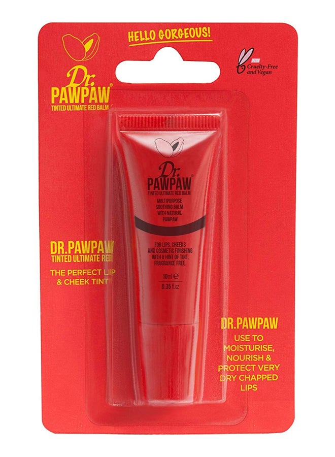 Dr.PAWPAW Tinted Ultimate Red Balm Clear 10ml 