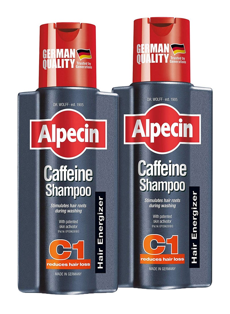 Alpecin Pack Of 2 Hair Loss Caffeine Shampoo 2 x 250ml 