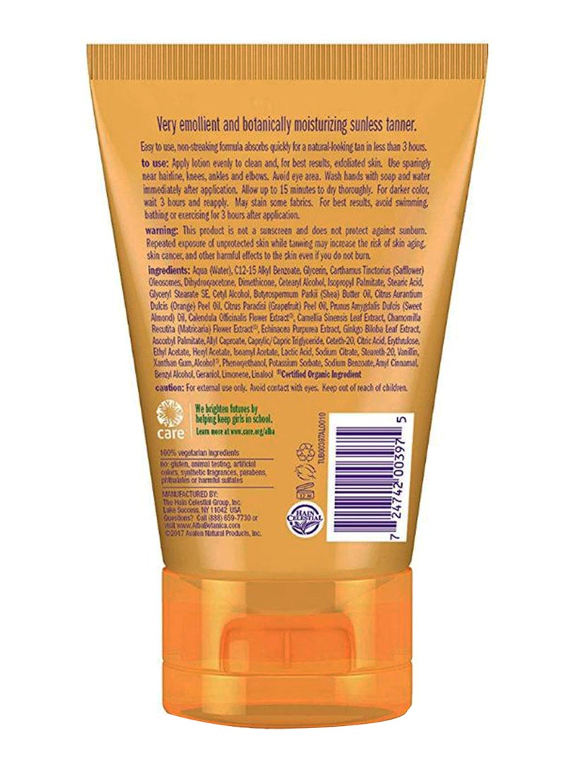 Alba Botanica Sunless Tanner Lotion 113grams - Image 2