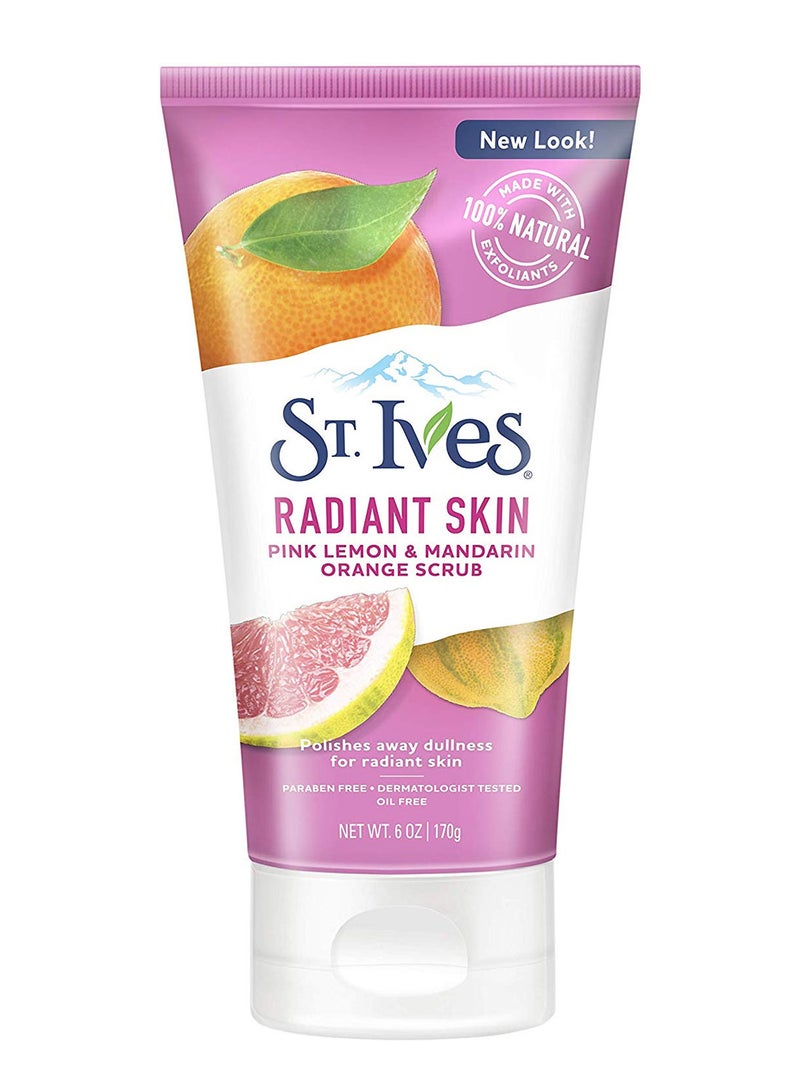 ST. Ives - Pink Lemon And Mandarin Radiant Skin Scrub 170grams - Image 1