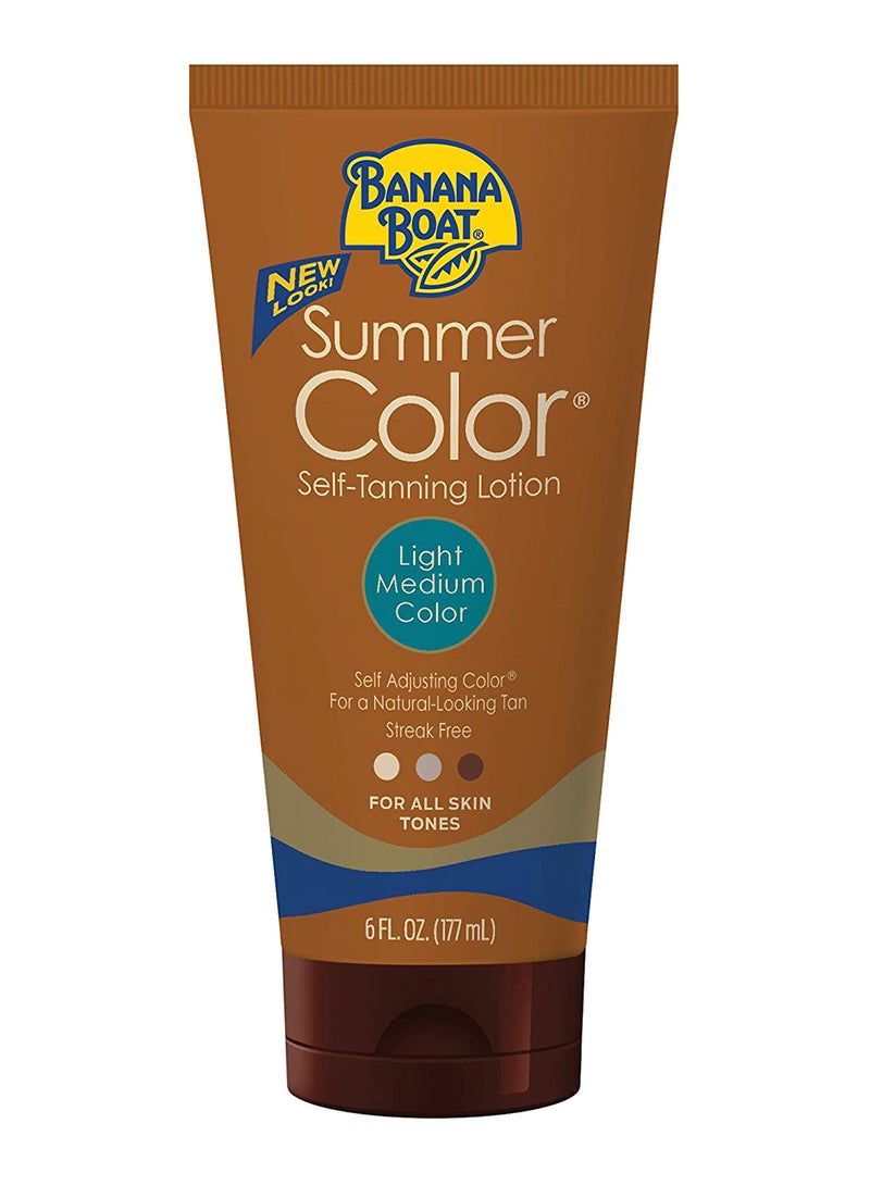 BANANA BOAT Summer Color Self-Tanning Lotion Light/Medium 6Fluid Ounce