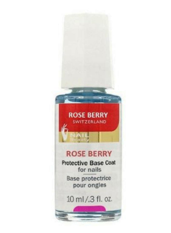 Generic Rose Berry Protective Nail Base Coat Clear  - Image 1