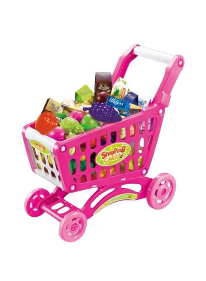 Generic Shopping Cart And Food Play Set  - Image 1