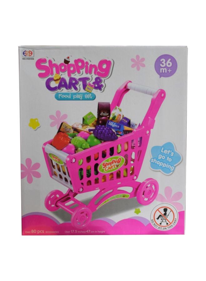 Generic Shopping Cart And Food Play Set  - Image 2