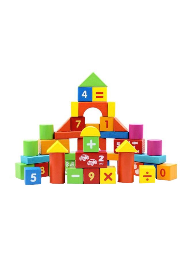 50-Piece Numbers Stacking Blocks Set  - Image 1