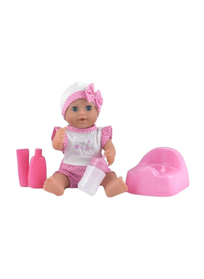 دولز وورلد مجموعة دمية مع أدوات شرب طراز 8725 25Ø³Ù†ØªÙŠÙ…ØªØ±