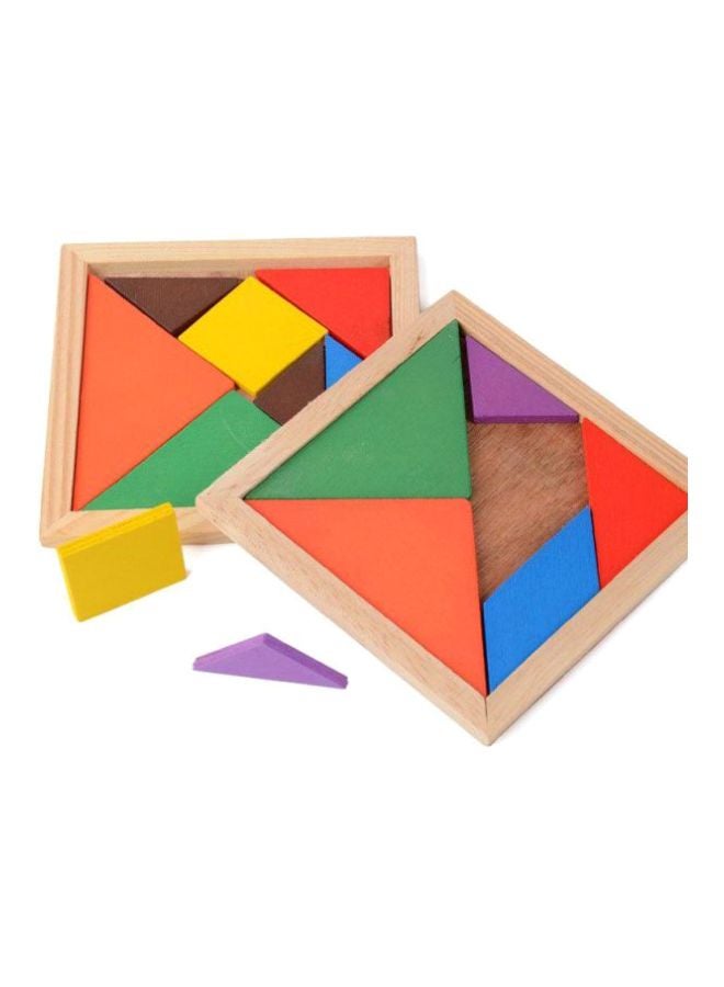 Wooden Geometric Shaped Education Toy - Image 4