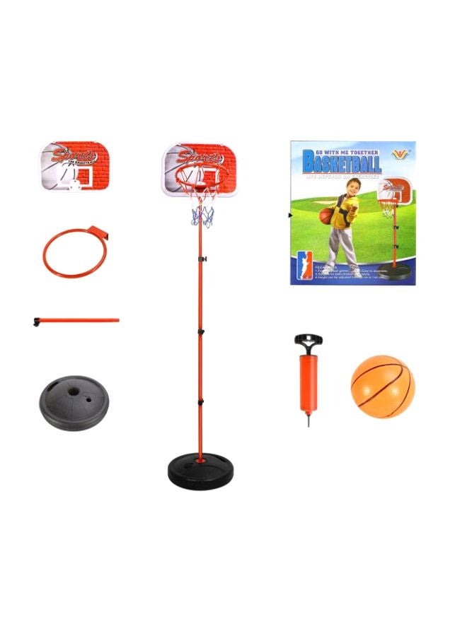 Basketball Back Board Stand And Hoop Set  - Image 1
