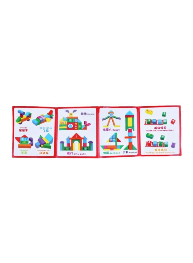 مجموعة مكعبات تكديس الأرقام مكونة من 100 قطعة طراز LWMWZ-5002  - Image 4