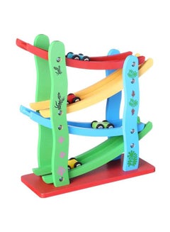 Carol Wooden Racing Car With Ramp Set  - Image 1