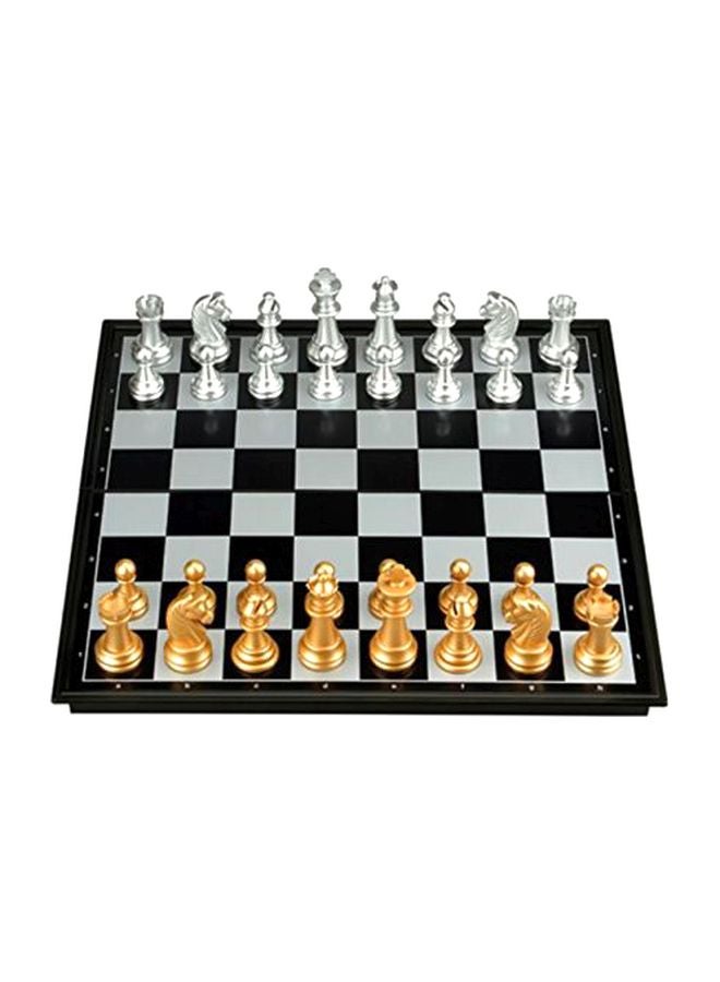 Magnetic Chess Board With Plastic Box Playing Pieces - Image 1